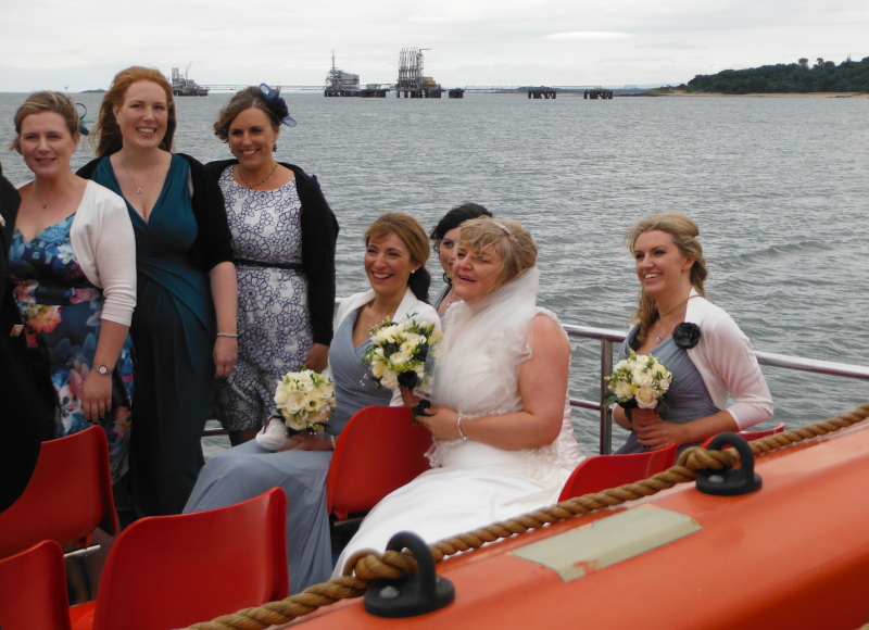  the bride and the bridesmaids 