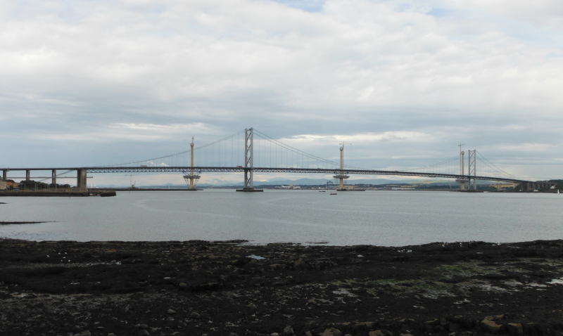  looking out at the road bridge 