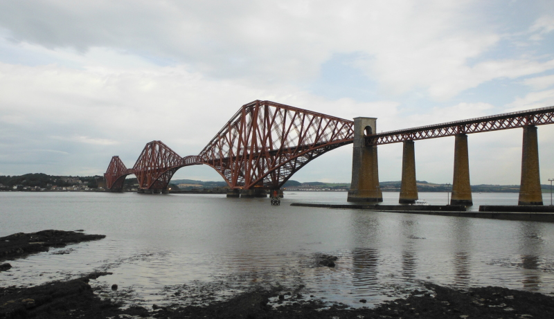  looking out at the rail bridge 