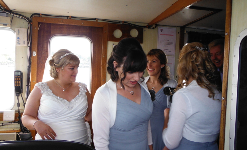  the bride and the bridesmaids 